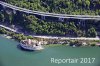 Luftaufnahme EISENBAHN/Bahnen bei Schloss Chillon - Foto Schloss Chillon 4387